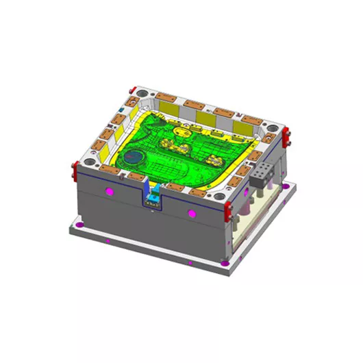 Autojen ovipaneelin päärungon ruiskumuotti