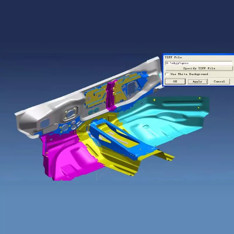 Autojen etupaneelin kokoonpanon leimauslevyt