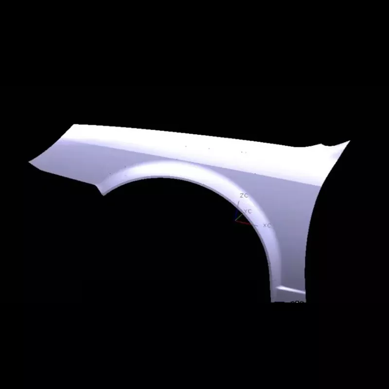 Automotive vasemman lokasuojan leimaaminen