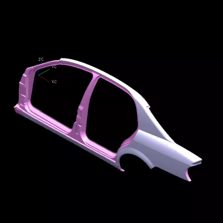 Automotive oikean sivupaneelin leimaustyökalu