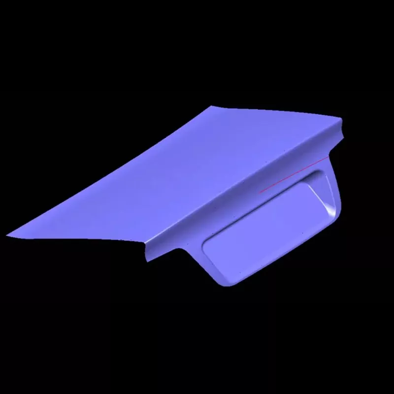 Autojen tavaratilan kannen ulkopaneelin leimaaminen